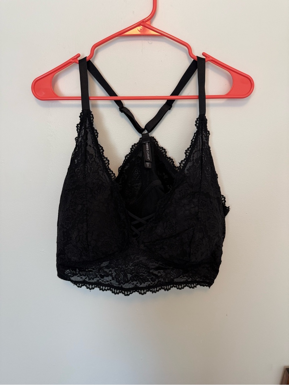 Torrid lace racer back bralette
